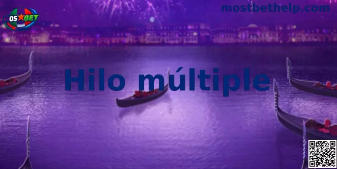 Mesa de juego completa de Hilo Múltiple con multiplicadores activos en vivo