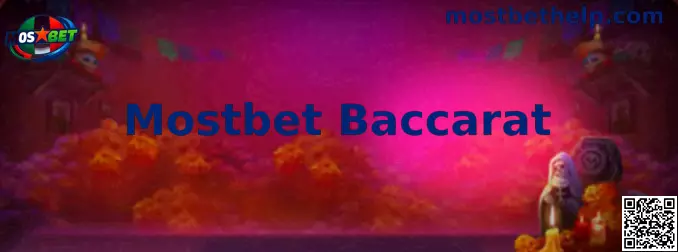 Interfaz de Mostbet Baccarat