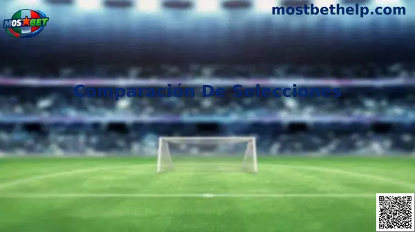 Comparación de selecciones Mostbet México Mundial 2026